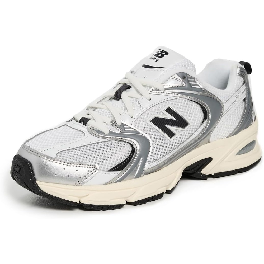 image:imageNew Balance Womens 530 SneakersSilver MetallicBlack Cement