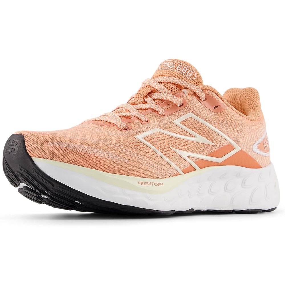 image:imageNew Balance Womens Fresh Foam 680 V8Peach NectarWhitePermafrost