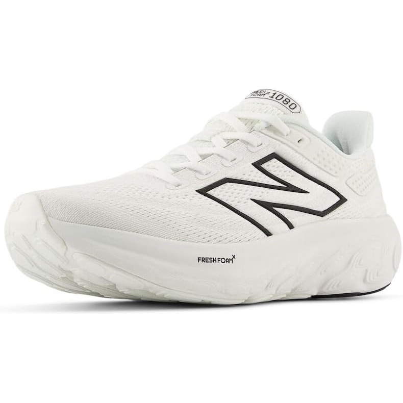 image:imageNew Balance Womens Fresh Foam X 1080 V13 Running ShoesWhiteBlackReflection