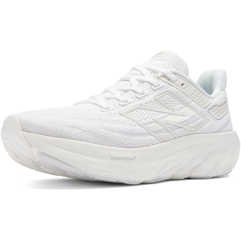 image:imageNew Balance Womens Fresh Foam X 1080 V13 Running ShoesWhiteSilver Metallic
