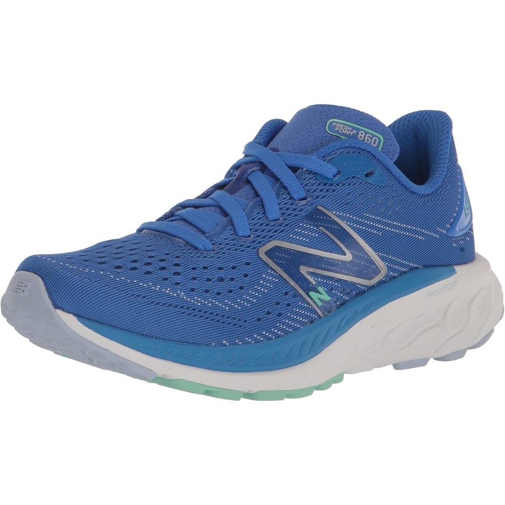 image:imageNew Balance Womens Fresh Foam X 860 V13 Running ShoesBright LapisBright Mint