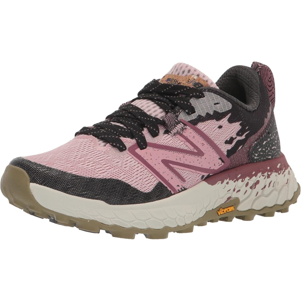 image:imageNew Balance Womens Fresh Foam X Hierro V7 Trail Running ShoesStone PinkBlacktopWashed Burgundy