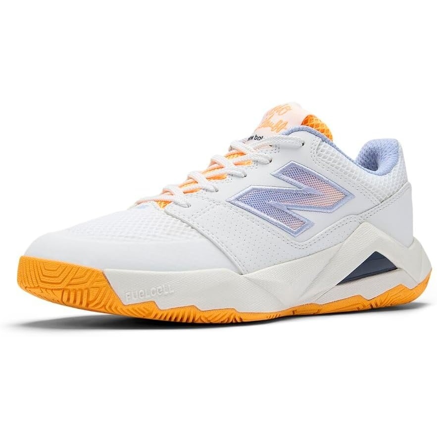 image:imageNew Balance Womens FuelCell Delray V2 Tennis ShoesWhiteHot Marigold