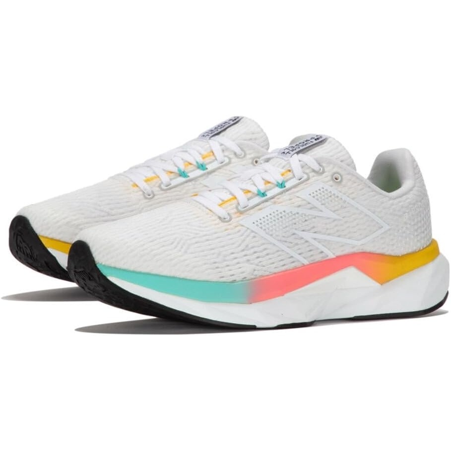 image:imageNew Balance Womens FuelCell Propel V5WhiteCyber JadeGinger Lemon