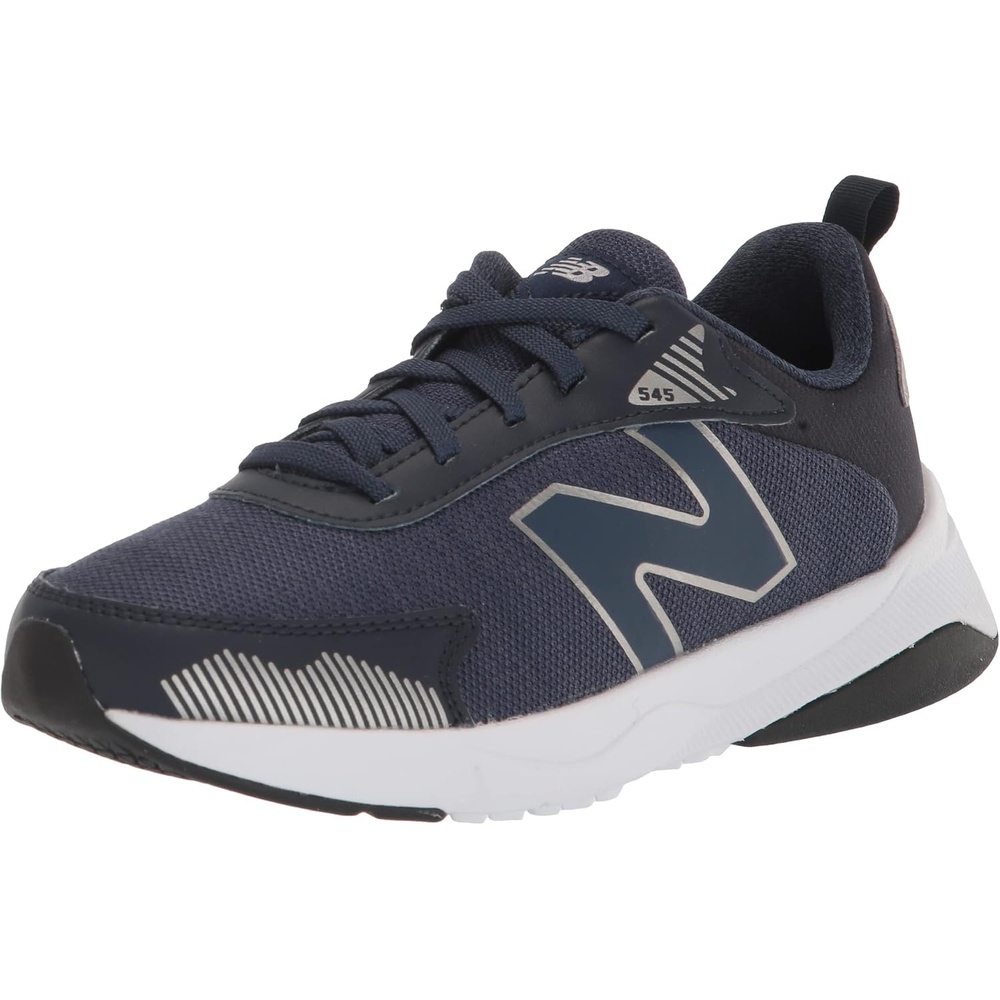 image:imageNew Balance unisexchild 545 V1 LaceupNatural IndigoEclipseSilver Metallic