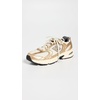 New Balance Kids 237 V1 Lace-up Sneaker(Turtledove/Gold Metallic/Magn)