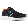 New Balance Kids 520v8 (Big Kid)(Black/Team Sky Blue/Infield Clay)