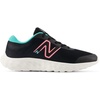 New Balance Kids 520v8 (Big Kid)(Black/Ultra Pink/Cyber Jade)