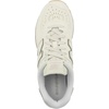 New Balance Kids 574 New-b V2 Familiar Ground Hook and Loop Sneaker(Sea Salt/Light Gold Metallic)