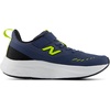 New Balance Kid’s 625 Hook & Loop Running Shoe (Little Kid)(Vintage Indigo/Alkaline Green)