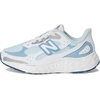 New Balance Kids’ Fresh Foam Arishi Lux Bungee Running Shoes(Frosted Glass/White/Stillwater)