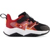 New Balance Kids’ Rave Run V2 Hook and Loop(Black/True Red/Blaze Orange)