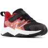 New Balance Kids’ Rave Run V2 Hook and Loop(Black/True Red/Blaze Orange)