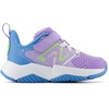 New Balance Kids’ Rave Run V2 Hook and Loop(Lilac Glo/Sky Blue/Pixel Green)