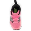 New Balance Kids’ Rave Run V2 Hook and Loop(Neon Pink/Phantom/Bleached Lime Glo)