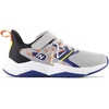 New Balance Kids’ Rave Run V2 Hook and Loop(Rain Cloud/Night Sky/Blaze Orange)