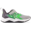 New Balance Kids’ Rave Run V2 Hook and Loop(Raincloud/Green Punch/Pixel Green)