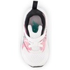 New Balance Kids’ Rave Run V2 Hook and Loop(White/Real Pink/Black)