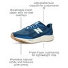 New Balance Men’s Fresh Foam Arishi V4 Tiralux(Magic Blue/Nb Navy)