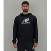 New Balance Men’s Sport Essentials French Terry Logo Hoodie, Black, X-Small