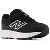 New Balance Unisex-Baby 520 Airplane Hook & Loop Running Shoe (Infant/Toddler)(Black/Nb 103 White)