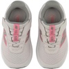 New Balance Unisex-Baby 520 Airplane Hook & Loop Running Shoe (Infant/Toddler)(Grey Matter/Signal Pink)