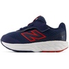 New Balance Unisex-Baby 520 Airplane Hook & Loop Running Shoe (Infant/Toddler)(Nb Navy/True Red)