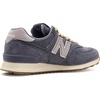 New Balance Women’s 574 V2 Evergreen Sneaker(Darker Sea Salt/Lighter Nb Navy)