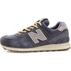 New Balance Women’s 574 V2 Evergreen Sneaker(Darker Sea Salt/Lighter Nb Navy)