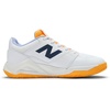 New Balance Women’s FuelCell Delray V2 Tennis Shoes(White/Hot Marigold)