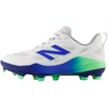 New Balance Women’s Velov4 Molded Fastpitch Softball Cleats White/Navy Medium 7