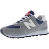 New Balance 574 Unisex Shoes(Grey/White/Ash Grey)
