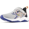 New Balance Kids’ Rave Run V2 Hook and Loop(Rain Cloud/Night Sky/Blaze Orange)