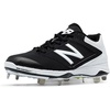 New Balance Low Cut 4040v1 Womens Cushioning Metal Softball Cleat Black/White