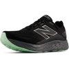 New Balance Men’s Fresh Foam 680 V8 Waterproof Running Shoe(Black/Castlerock/Lab Green)