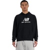 New Balance Men’s Sport Essentials French Terry Logo Hoodie, Black, X-Small