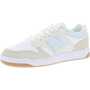 New Balance 480 Leather Mens Shoes(Ghost White/Blue/Ghost White)