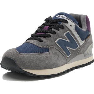 New Balance Kids 574 New-b V2 Familiar Ground Hook and Loop Sneaker(Castlerock/Nb Navy)