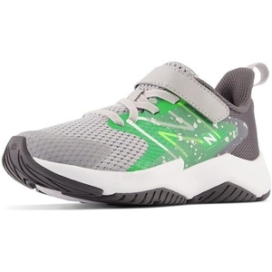 New Balance Kids’ Rave Run V2 Hook and Loop(Raincloud/Green Punch/Pixel Green)