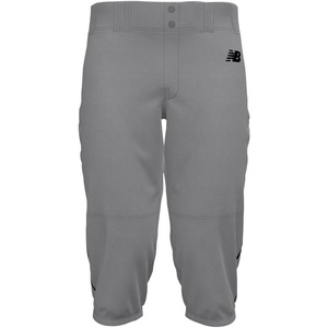 New Balance Men’s Adversary 2.0 Piped Knicker Baseball Pants Grey/Black M