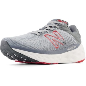 New Balance Men’s Fresh Foam X 840 V1 Running Shoes(Aluminum Grey/True Red)