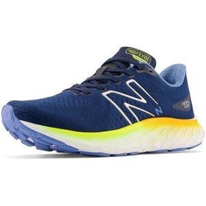 New Balance Mens Fresh Foam X Evoz V3 Slip Resistant(Nb Navy/Heritage Blue/Cosmic Pineapple)