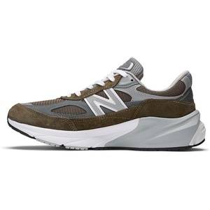 New Balance Unisex Adult Made in USA 990 V6 Sneakers(Olive/Grey)