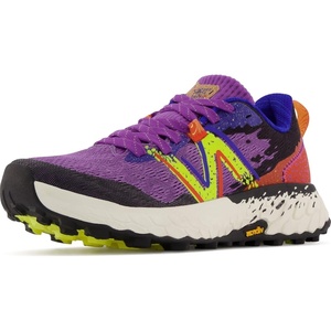 New Balance Women’s Fresh Foam X Hierro V7 Trail Running Shoes(Mystic Purple/Poppy/Lemonade)