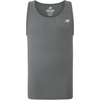 New Balance Men’s Cotton Rib Tank Top(White/Linen/New Spruce/Dark Artic Grey)