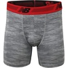 New Balance Men’s Ultra Soft Performance Boxer Brief(Black/Woodgrain/Black)