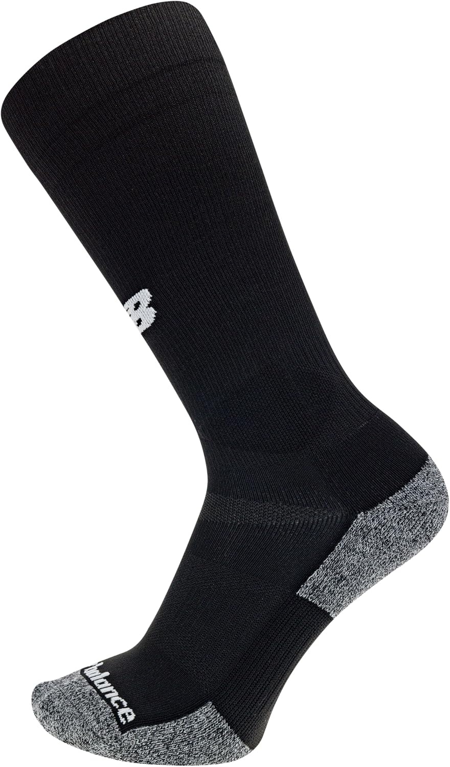 image:imageNew Balance Unisex Adult Athletic Arch Support Over the Calf Socks 1 PairBlack