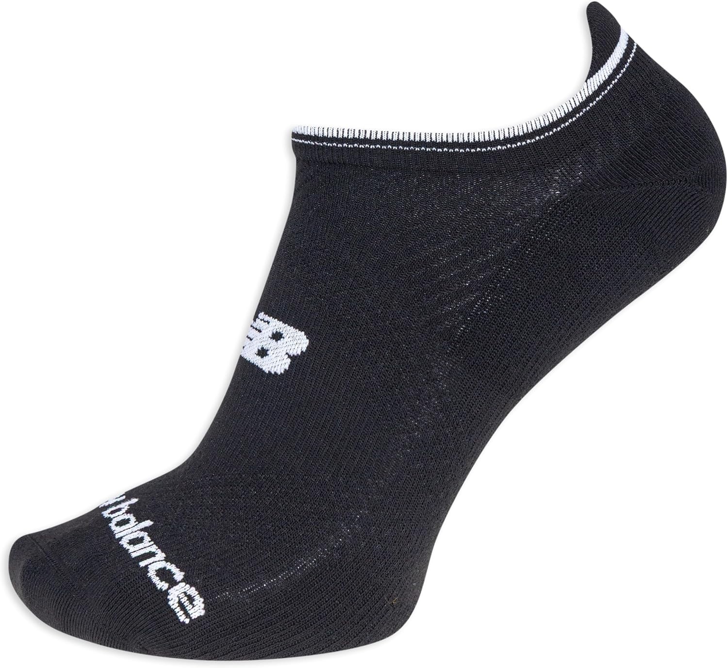 image:imageNew Balance Unisex Adult Performance No Show Tab Running Socks 3 PairsBlack