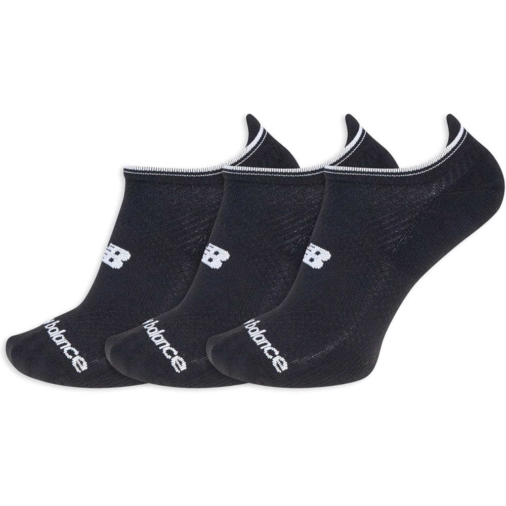 image:imageNew Balance Unisex Adult Performance No Show Tab Running Socks 3 PairsBlack