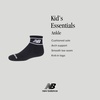New Balance Kids’ Essential Cushioned Ankle Socks, 8 Pairs(Black)